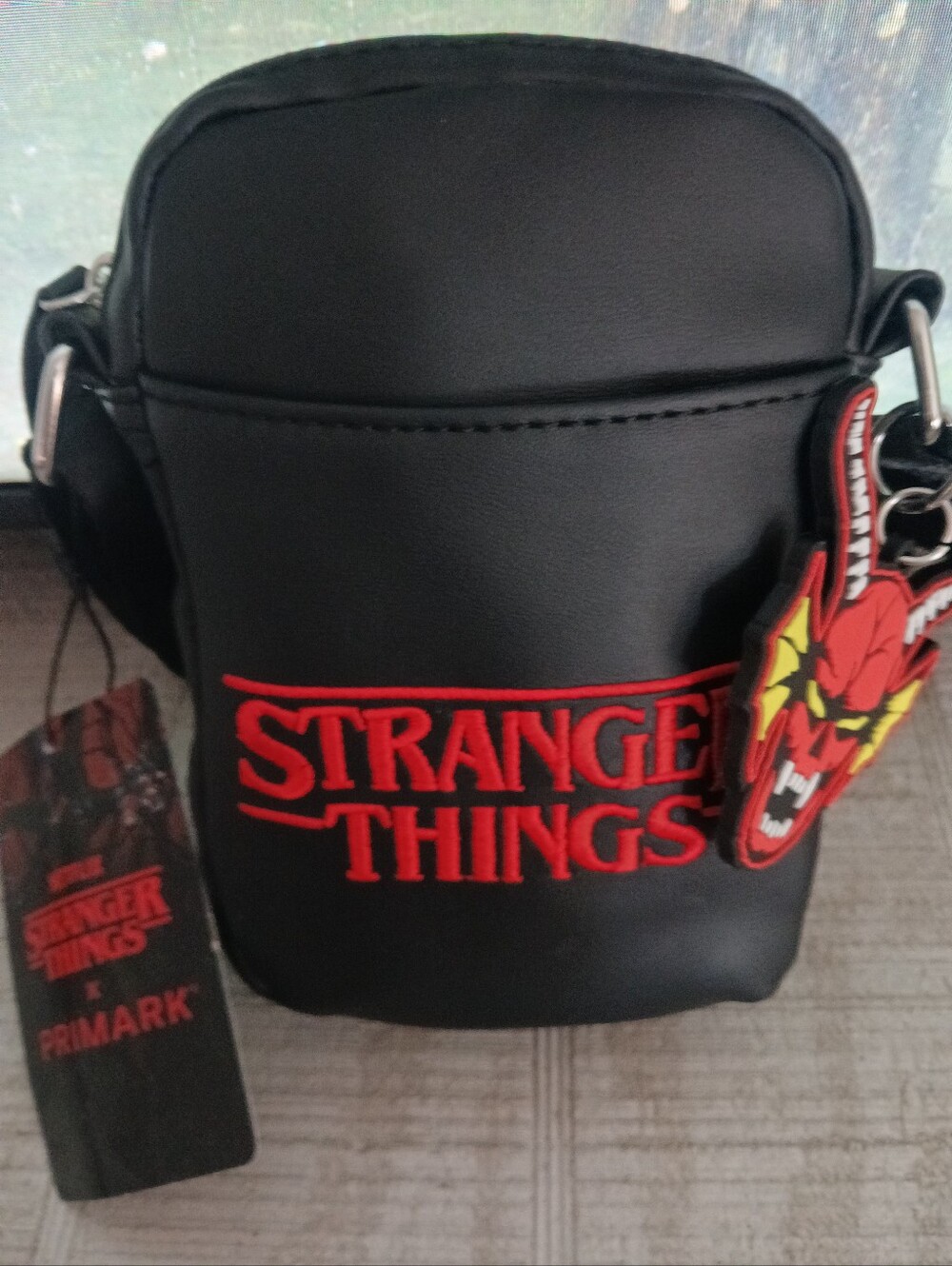 NWT STRANGER THINGS PRIMARK NETFLIX HELLFIRE CLUB CROSSBODY BAG